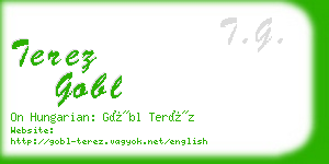 terez gobl business card